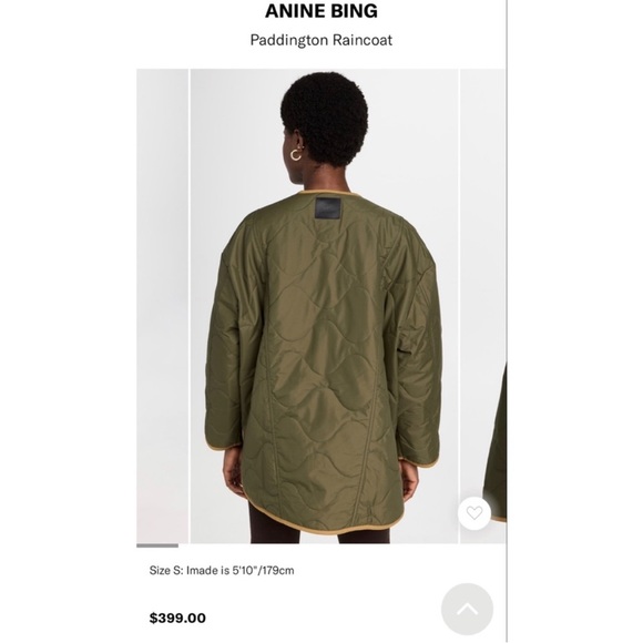 Anine Bing Paddington quilted coat - Picture 13 of 16